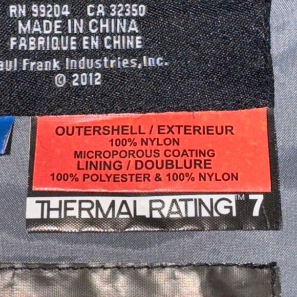 Paul Frank Boys Scurvy Winter Snowboarding Jacket With Snowguard Size Large - Picture 14 of 16